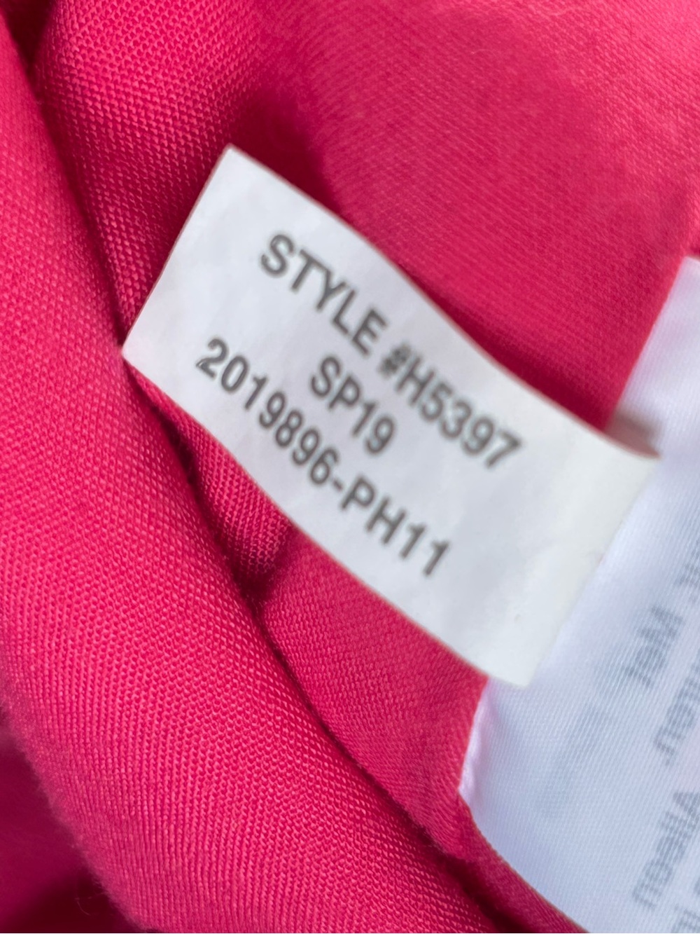 J-Crew Women’s 4 Scallop Skirt Hot Pink Linen Cotton Blend‎ - Picture 5 of 6